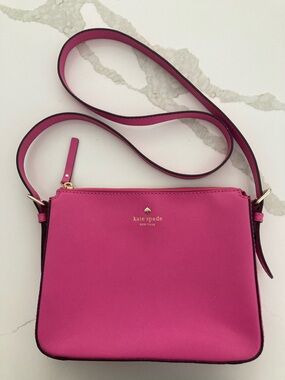 kate spade Hot Pink Crossbody Saffiano Leather Bag